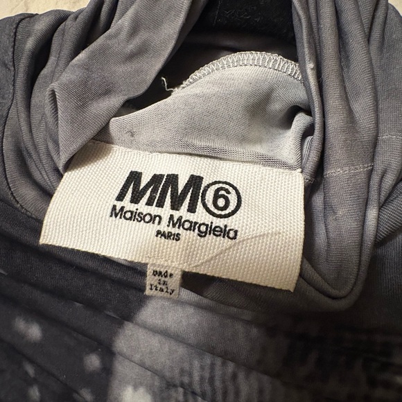 MM6 Maison Martin Margiela Gray and White Dress - Picture 3 of 4